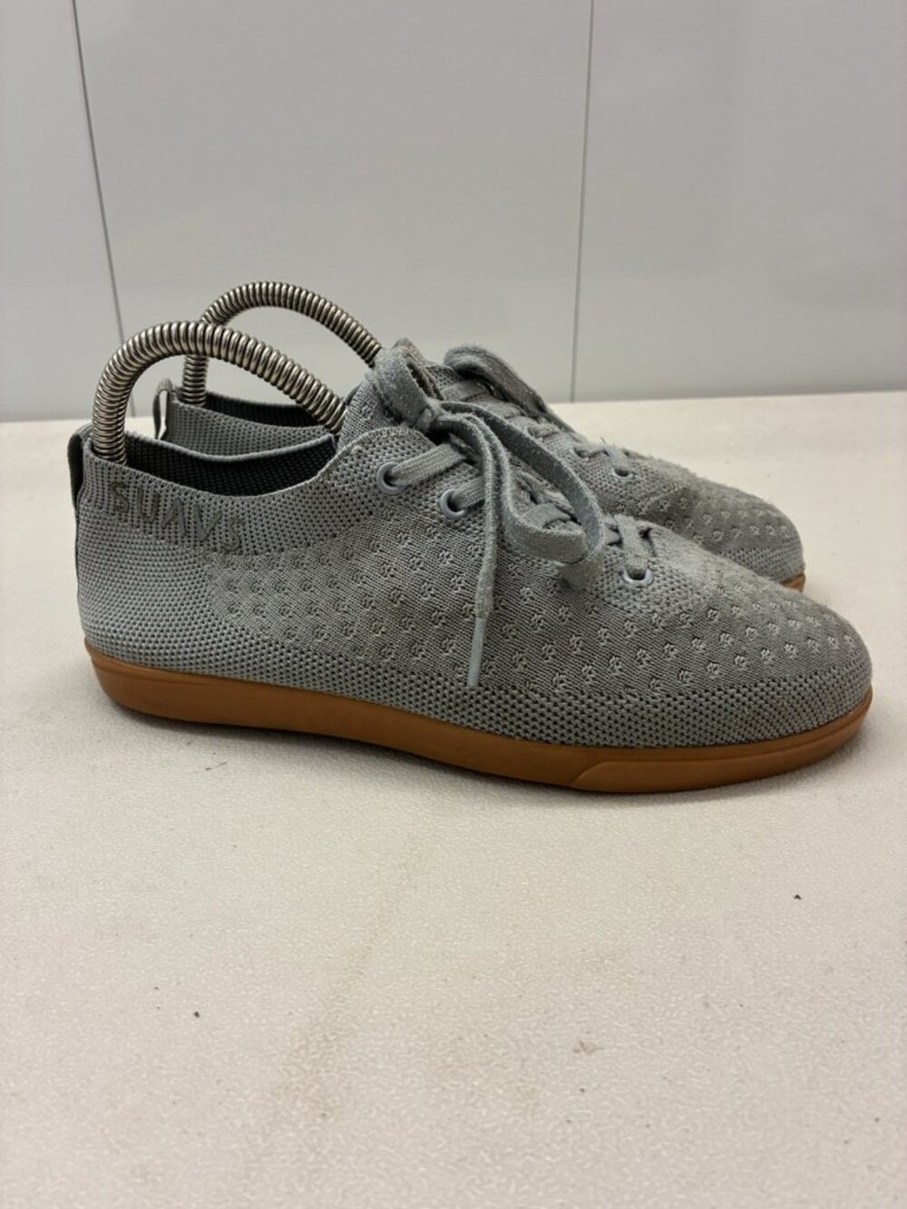 Suavs Zilker Shoes M 5‎ W 7 Gray Knit Comfort Casaul Lace Up Sneakers